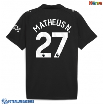 Fotballdrakt Herre Manchester City Matheus Nunes #27 Bortedrakt 2025-26 Kortermet